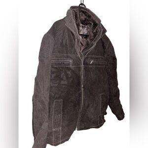 Men’s Faux Suede Jacket L Vintage style